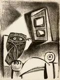Pablo Picasso, Hibou à la chaise, 20 January 1947, Lithograph on Arches wove paper with watermark