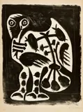 Pablo Picasso, Le grand hibou, Vallauris, 10 March 1948