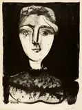 Pablo Picasso, Tête de jeune femme, 24 June 1947