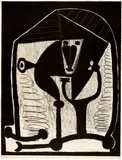 Figure by Pablo Picasso, Paris, 21 November 1948, sold Sep 2025