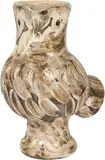 Chouette by Pablo Picasso, 1969, White faience, with engobe painting; ceramic, Madoura edition, sold Sep 2025