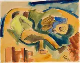 Karl Schmidt-Rottluff, Ruhende Bauern