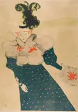 La Revue blanche by Henri de Toulouse-Lautrec, 1895, Colour lithograph on wove paper, poster (before the text designed by the artist), sold Sep 2025