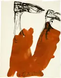 Georg Baselitz, Ohne Titel, 2006, Watercolour and Indian ink on watercolour paper