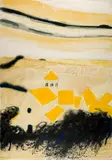 André Brasilier, Village de St-Gilles en été, 1971, Oil on canvas