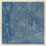 Franz Gertsch, Winter (Detail 2, 2018), 2016 or 2018, Colour woodcut on Kumohadamashi Japan paper by Heizaburo Iwano