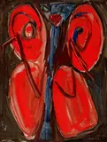 Stephen Gilbert, Untitled, 1948, Oil on canvas, painted on both recto and verso