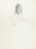 David Hockney, Celia Smoking, 1973, Lithograph on handmade Angoumois wove paper