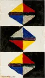 Alfred Jensen, Study for the Guggenheim Museum Picture, 1961, Oil on heavy brown paper