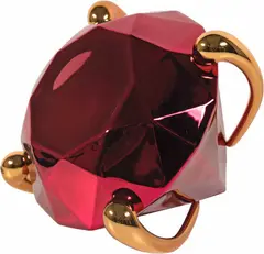 Diamond (Red) by Jeff Koons, porcelain with chromatic coating, sold Sep 2025