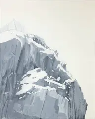 Alois Lichtsteiner, Ohne Titel (Berg), 2008, Oil on canvas