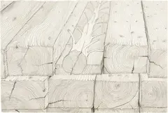Giuseppe Penone, Progetto per un'albero di 20 anni, 1970, Pencil drawing on sturdy Fabriano with watermark "CMF"