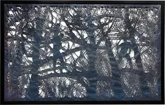 Ed Pien, The Trickster, 2012, Paper cut-out from Japan, laminated on 3M reflective film and mounted in a wooden frame