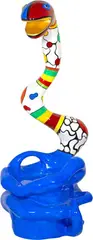 Niki de Saint Phalle, Pouf serpent, 1991, Polyester, polychrome