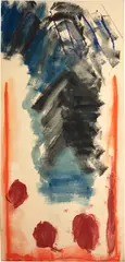 Kimber Smith, Mme Rose, 1976, Acrylic on cotton