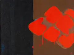 Teruko Yokoi, Ohne Titel, 1971, Oil on canvas