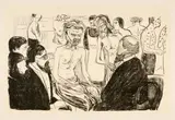 Edvard Munch, In der Klinik - In the Hospital, 1896, Lithograph on heavy wove paper