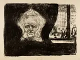 Edvard Munch, Henrik Ibsen im Café des Grand Hotel - Henrik Ibsen at the Grand Café