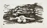 Edvard Munch, Karikatur: Der Sumpf - Caricature: The Swamp, 1903, Lithograph on white coated paper