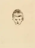 Edvard Munch, Andreas Schwarz, 1906, Kaltnadel auf Velin