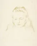 Edvard Munch, Ottilie Schiefler, 1907, Colour lithograph on thin laid paper