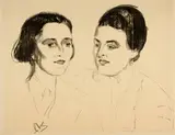 Edvard Munch, Louise und Else Heyerdahl