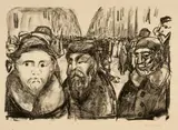 Edvard Munch, Genthinerstrasse in Berlin nach dem Kriege - Genthinerstreet in Berlin after the War
