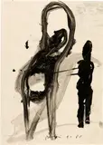 Siegfried Anzinger, Ohne Titel, 1981, Gouache on wove paper