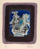 Georges Braque, Hélios V, 1948, Colour lithograph on Arches wove paper, with watermark