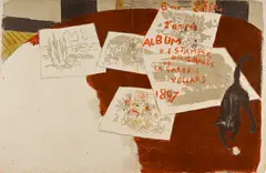 Couverture du deuxième Album d'estampes originales de la Galerie Vollard by Pierre Bonnard, 1897, Colour lithograph on thin wove paper, sold Sep 2025