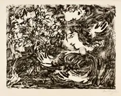 Anniversaire by Marc Chagall, 1964, Lithograph on Arches wove paper, with watermark, sold Sep 2025