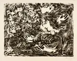 Marc Chagall, Anniversaire, 1964, Lithograph on Arches wove paper, with watermark