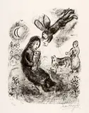 Marc Chagall, La Thora rouge, November 1983, Lithograph on Arches wove paper, with watermark