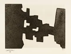 Eduardo Chillida, Agindu II, 1969, Etching on wove paper