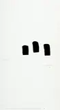 Eduardo Chillida, Oro, Plata, Bronce, 1993, Screen print with embossing on heavy wove paper (Paperki)