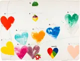 Jim Dine, The World (for Anne Waldman), 1972, Colour lithograph and collage on wove paper