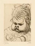 Otto Dix, Nelly I, 1923/1924, Etching on copperplate paper