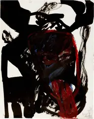 Martin Disler, Ohne Titel, 1982, Gouache on paper