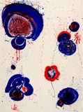 Sam Francis, Chinese Planet, 1963, Colour lithograph on BFK Rives wove paper with watermark