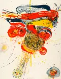 Sam Francis, Flying Love, 1963, Colour lithograph on wove paper