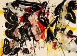 Sam Francis, For Miró, 1963, Colour lithograph on BFK Rives wove paper with watermark