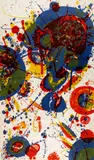 Sam Francis, Tokyo Mon Amour, 1963, Colour lithograph on Kochi rice Japan paper