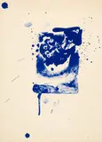 Sam Francis, Foot Print II, 1963, Colour lithograph on BFK Rives wove paper with watermark