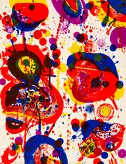 Out of My Coffin by Sam Francis, 1963, Colour lithograph on wove paper, sold Sep 2025