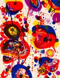 Sam Francis, Out of My Coffin, 1963, Colour lithograph on wove paper