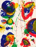 Sam Francis, For Rudd, 1963, Colour lithograph on wove paper