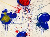 Sam Francis, The Upper Red, 1963, Farblithografie auf BFK RIVES (Wasserzeichen)