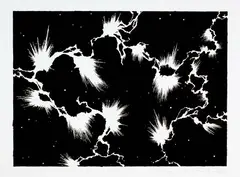 Franziska Furter, whisper me, 2004, Indian ink on wove paper