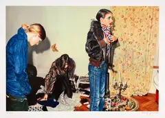 Franz Gertsch, At Luciano's House, 1973, Colour silkscreen on wove paper