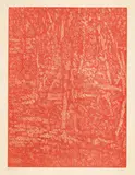 Franz Gertsch, Gehölz, 2007, Colour woodcut on Kumohadamashi Japan paper